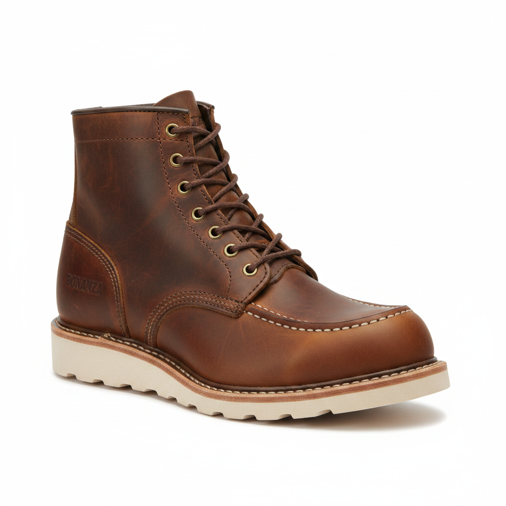 Bonanza BA-540 Frontier Lite — Bota de Seguridad Moc Toe | Piel
