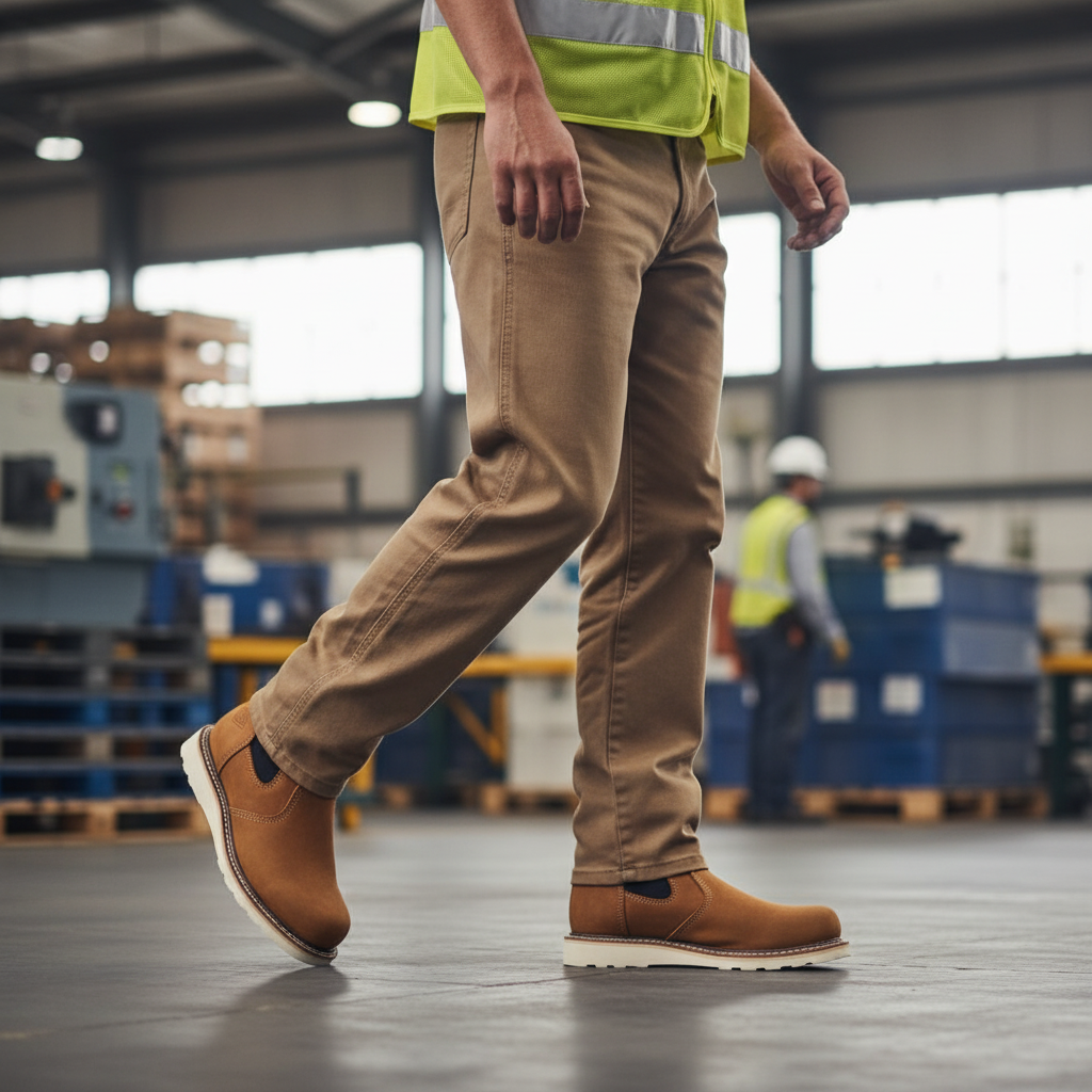 Bonanza BA-503 Frontier Lite - Bota Chelsea de Seguridad Crazy Horse