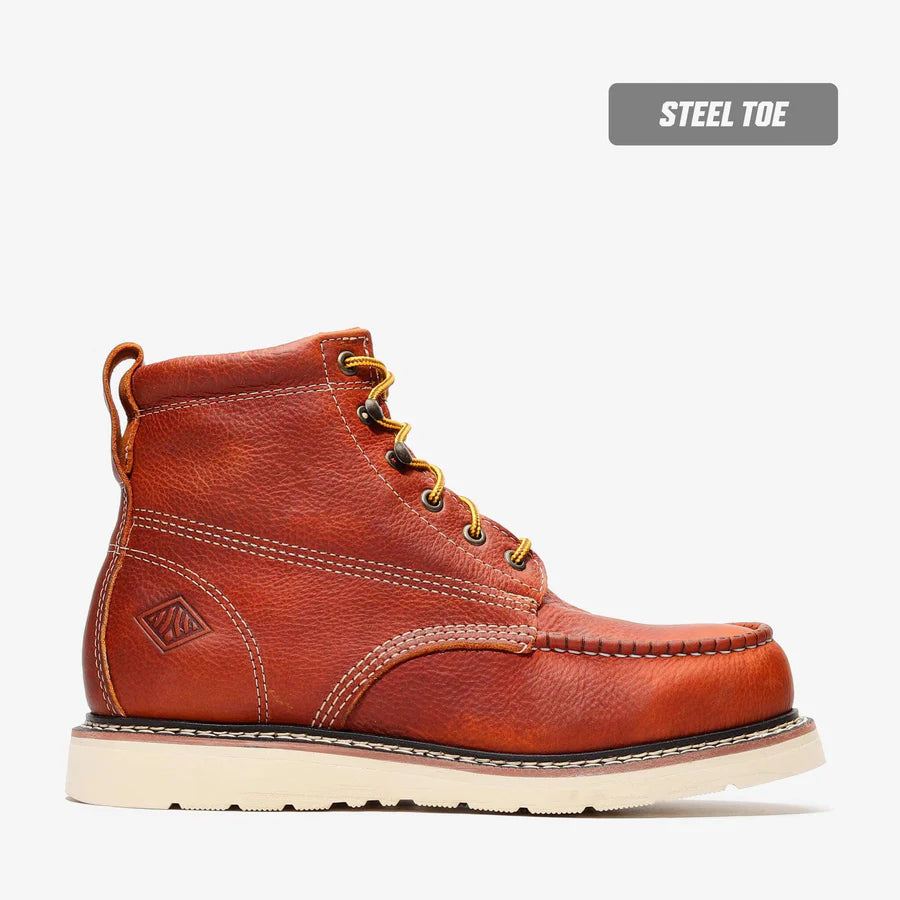 Frontier Classic 6" Moc Toe – Colección con puntera de acero