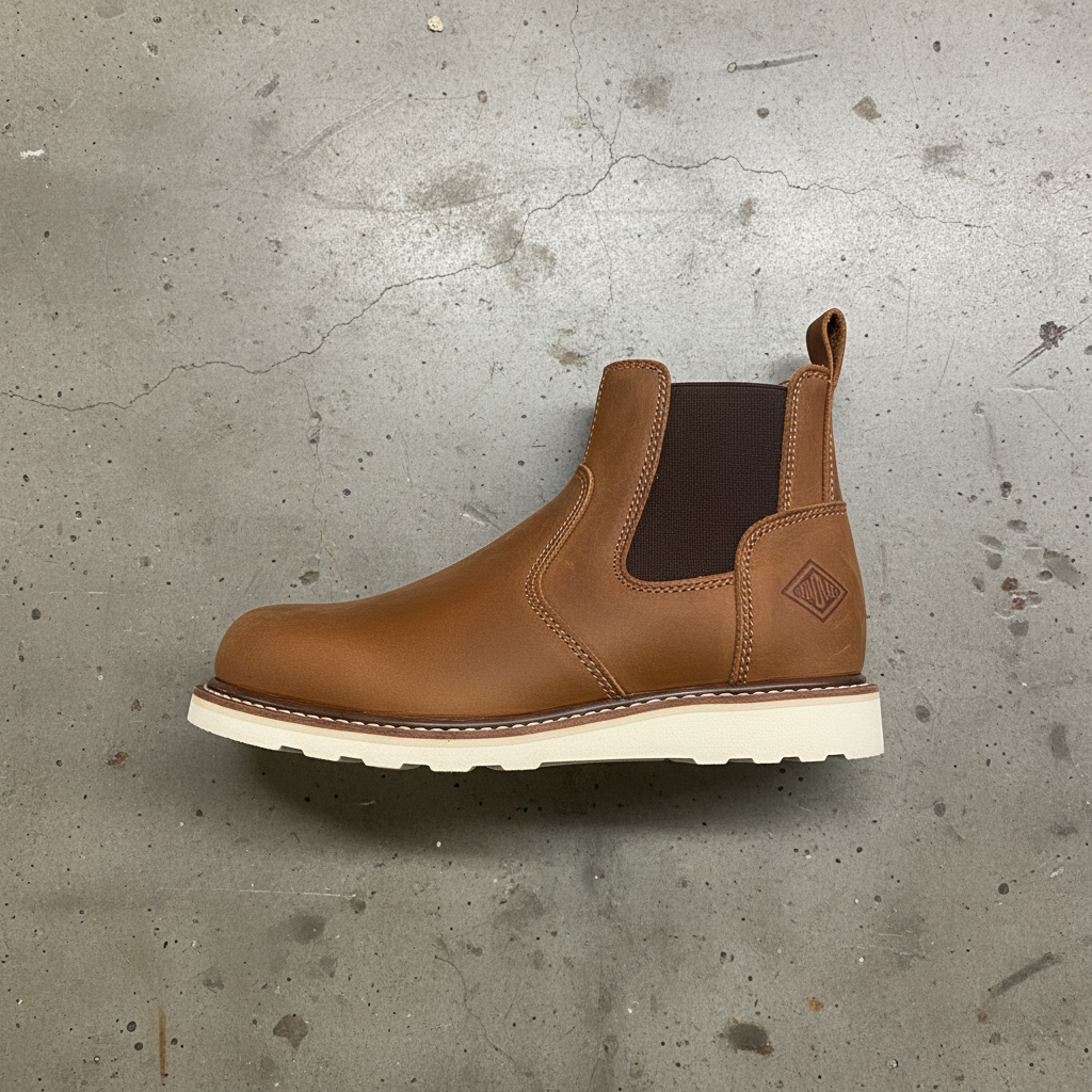 Bonanza BA-503 Frontier Lite - Bota Chelsea de Seguridad Crazy Horse