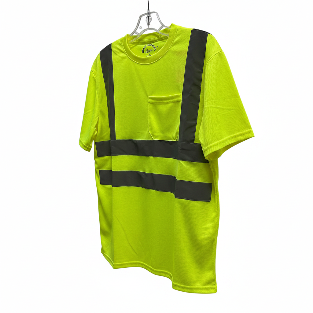 Bridge Head Angle — Camiseta Alta Visibilidad Reflectante con Bolsillo