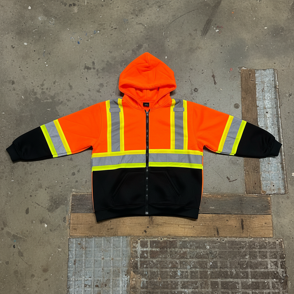 Bridge head angle Sudadera de Seguridad Reflectante Alta Visibilidad