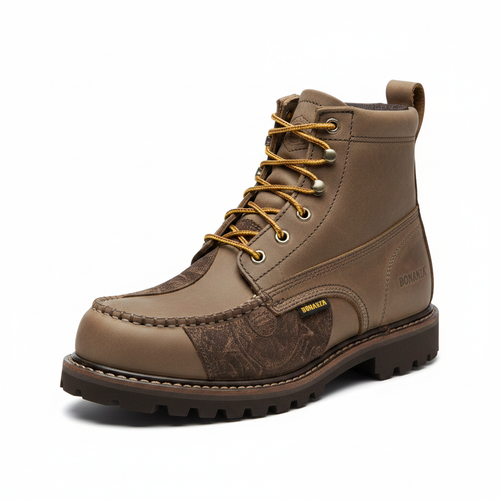 Botas de Trabajo Bonanza BA-631 Heritage Moc Toe — Piel Aztec Grey