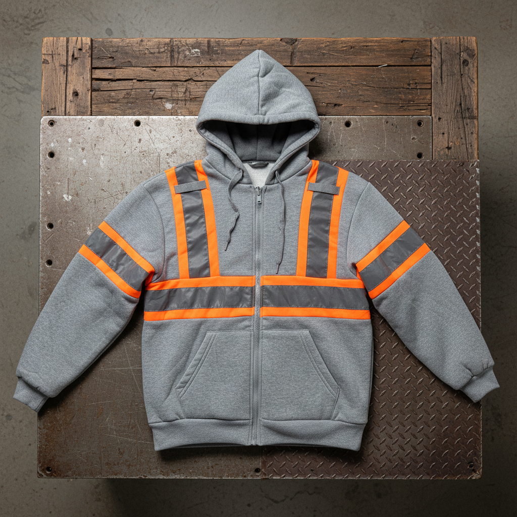 Bridge head angle — Sudadera de Seguridad Reflectante Alta Visibilidad