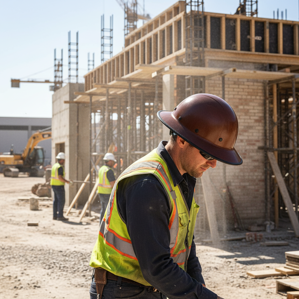 High-Quality Wide-Brim Fiberglass Hard Hat | ANSI Certified