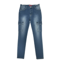 pop up — Jean Skinny Cargo Industrial para Mujer | Denim Stretch