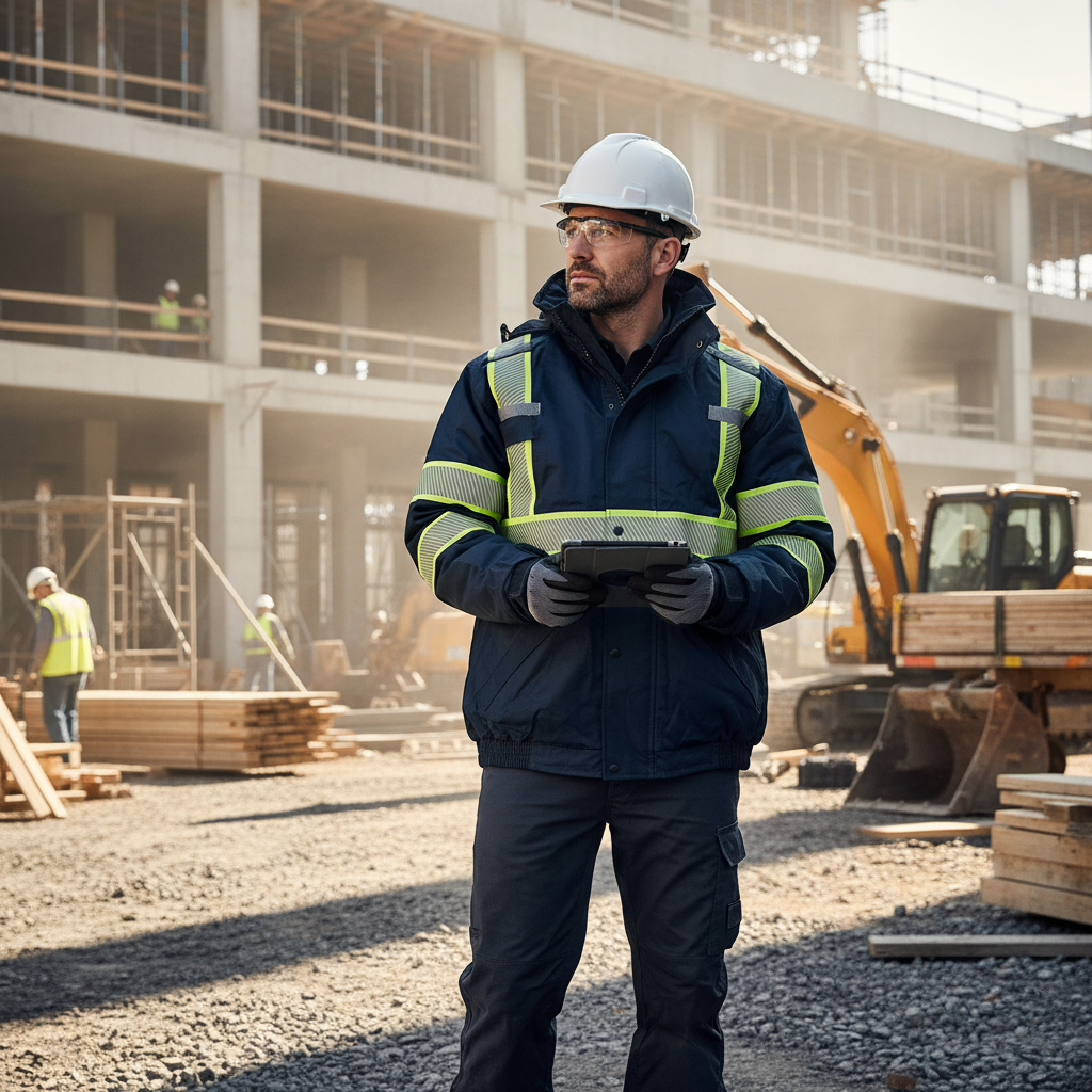 Kingstone Chaqueta de Seguridad Térmica e Impermeable | Alta Visibilidad