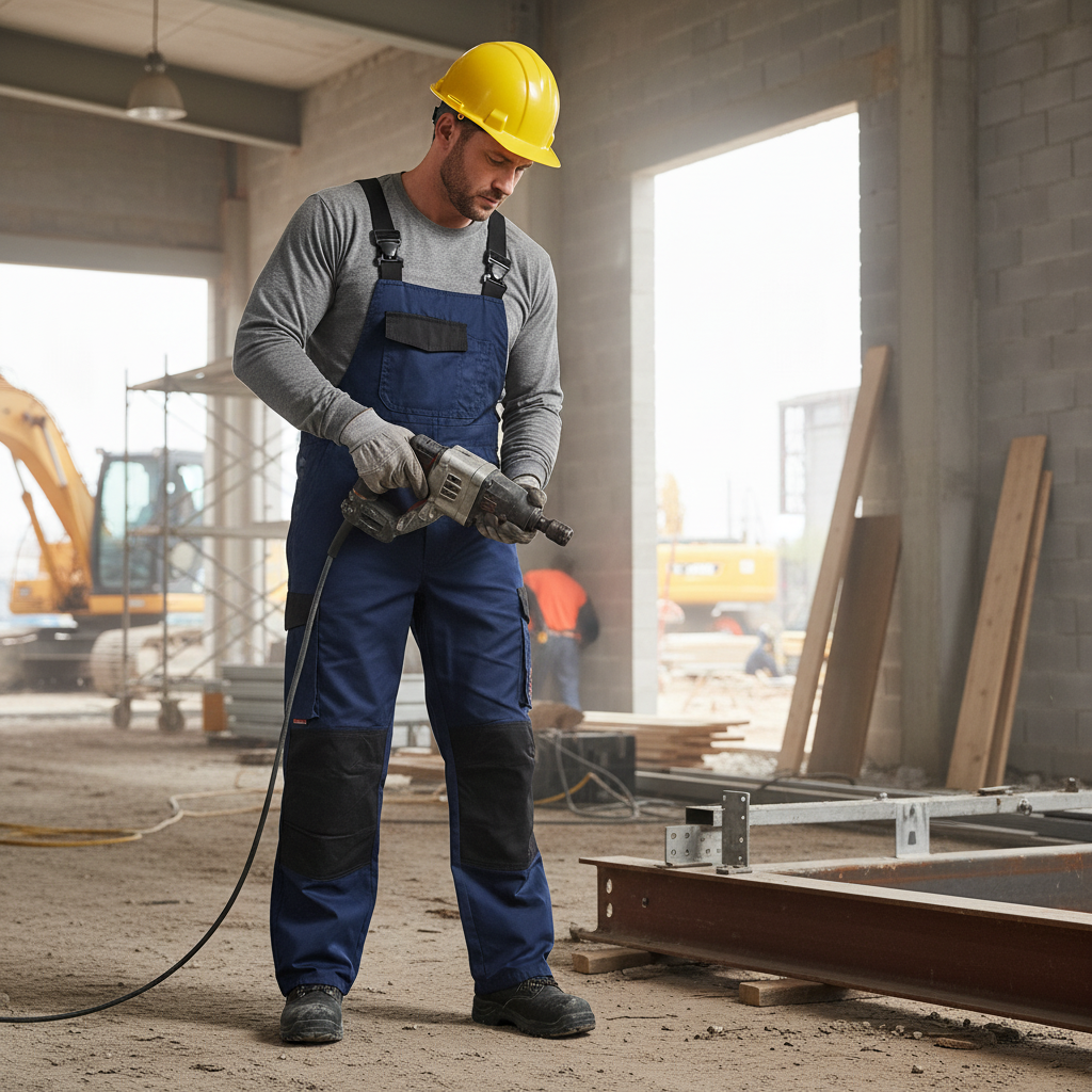 Union Workwear Overol de Trabajo Status con Refuerzos en Rodillas