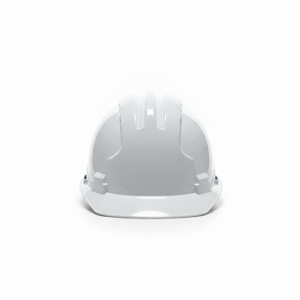 Casco de Seguridad Industrial Ventilado con Trinquete — Blanco
