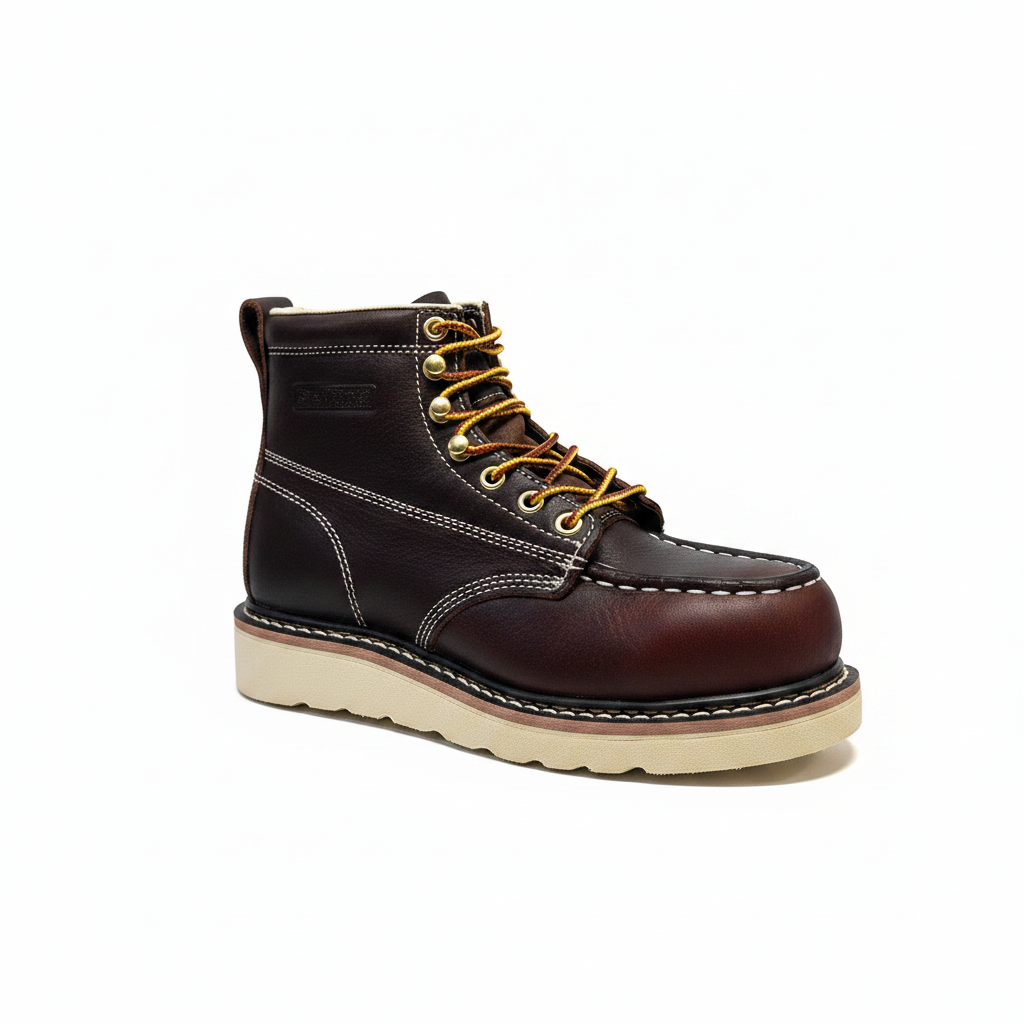 Safara 6603ws - Bota de Seguridad Industrial Moc Toe Antideslizante
