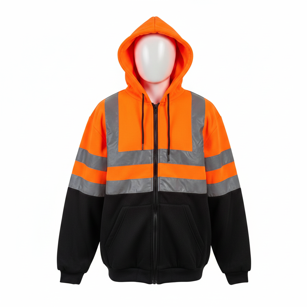 Bridge head angle — Sudadera de Seguridad Reflectante Alta Visibilidad