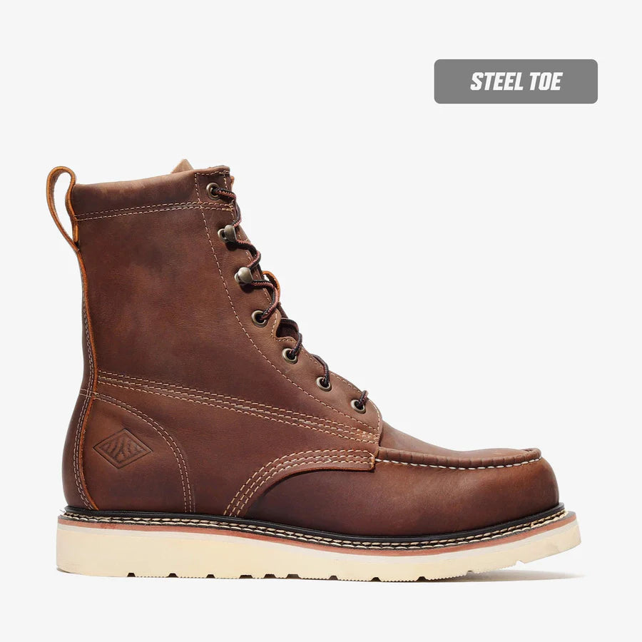 Frontier Classic 8" Moc Toe – Colección con puntera de acero 
