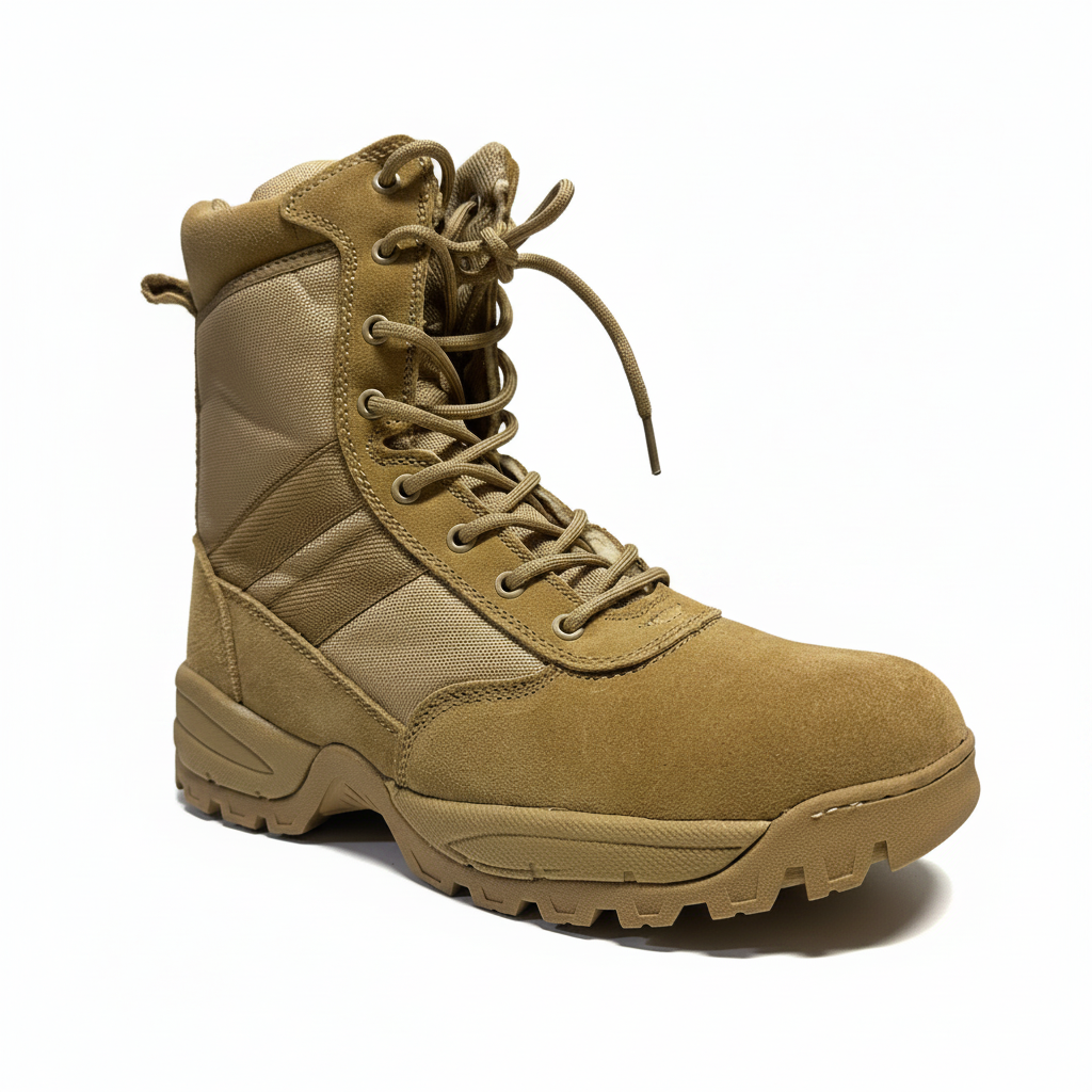 Bota Táctica Safara FL100-2 — Calzado de Seguridad Impermeable Arena