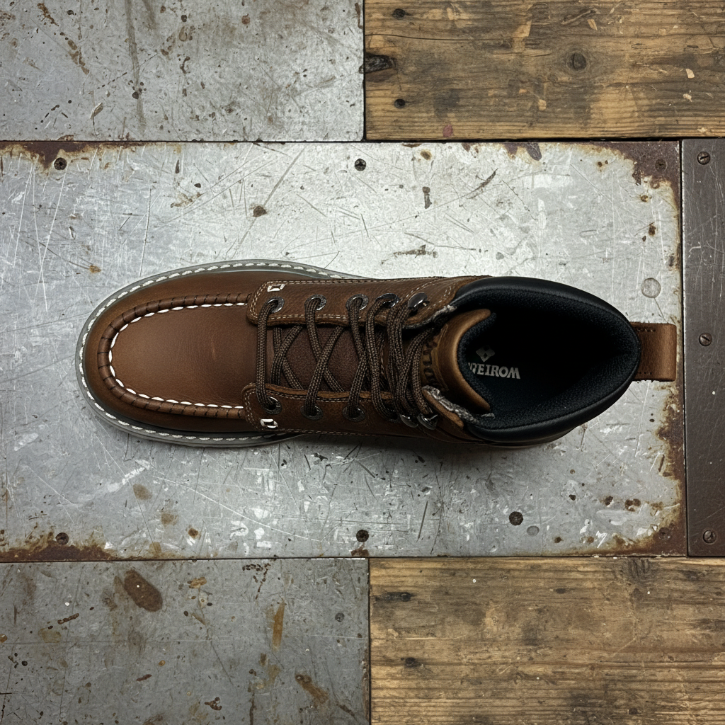 Wolverine Bota Trabajo W230045 Mujer Impermeable | Moc Toe Marrón