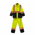 Traje Impermeable de Alta Visibilidad Reflectivo - Seguridad Industrial