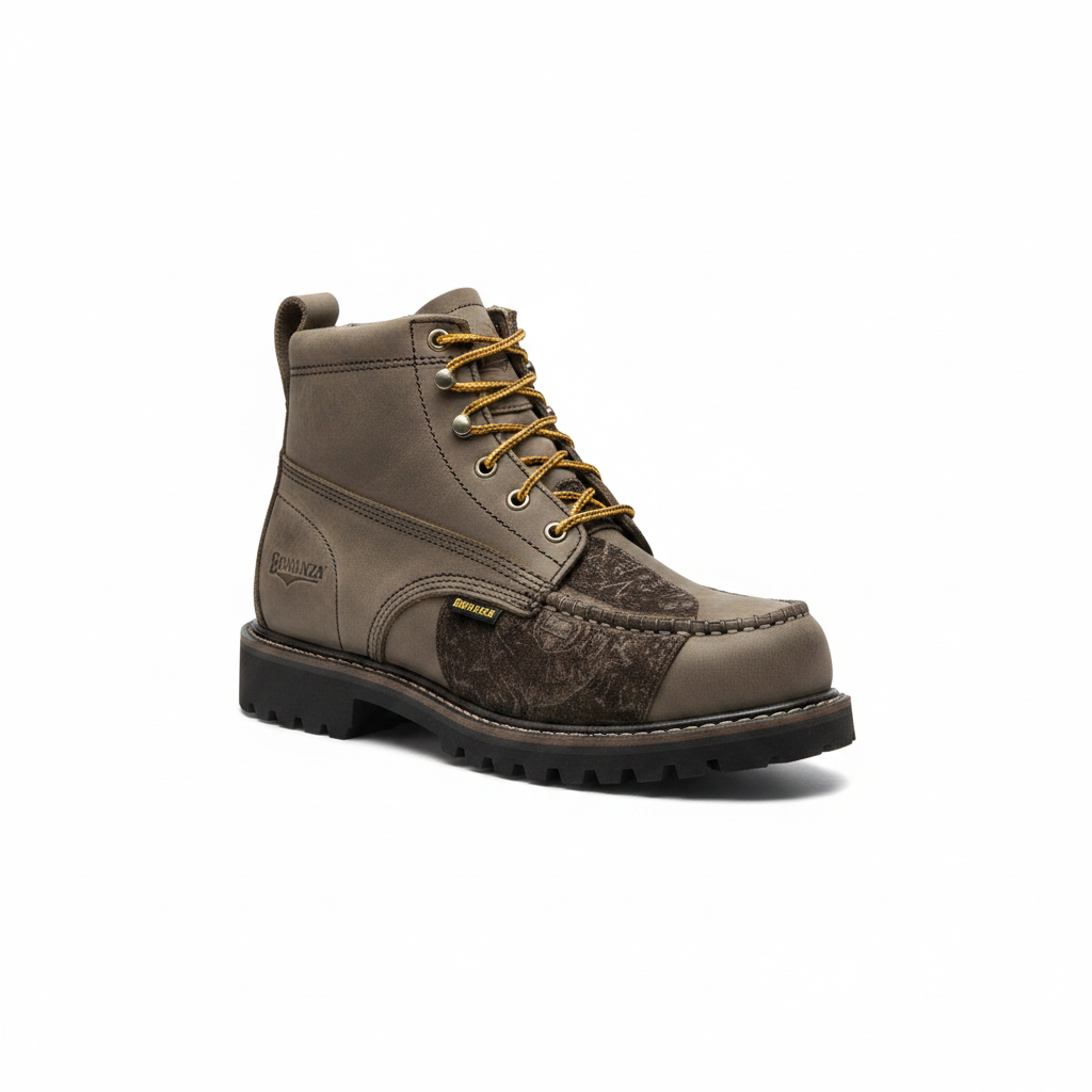 Botas de Trabajo Bonanza BA-631 Heritage Moc Toe — Piel Aztec Grey