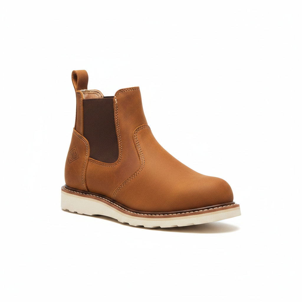 Bonanza BA-503 Frontier Lite - Bota Chelsea de Seguridad Crazy Horse