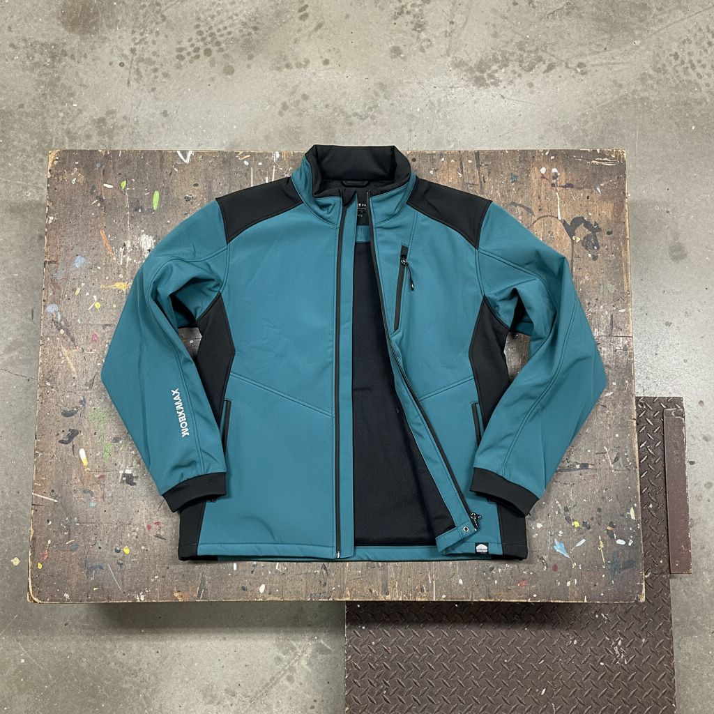 Workmax Chaqueta Softshell Industrial 0245 — Térmica y Resistente