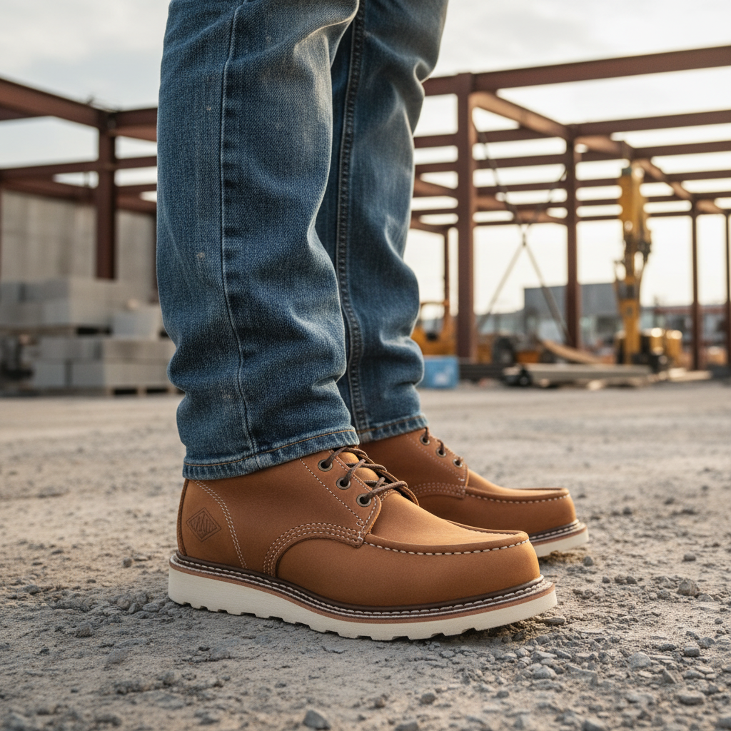 Bonanza BA-540 Frontier Lite — Bota de Seguridad Moc Toe | Piel