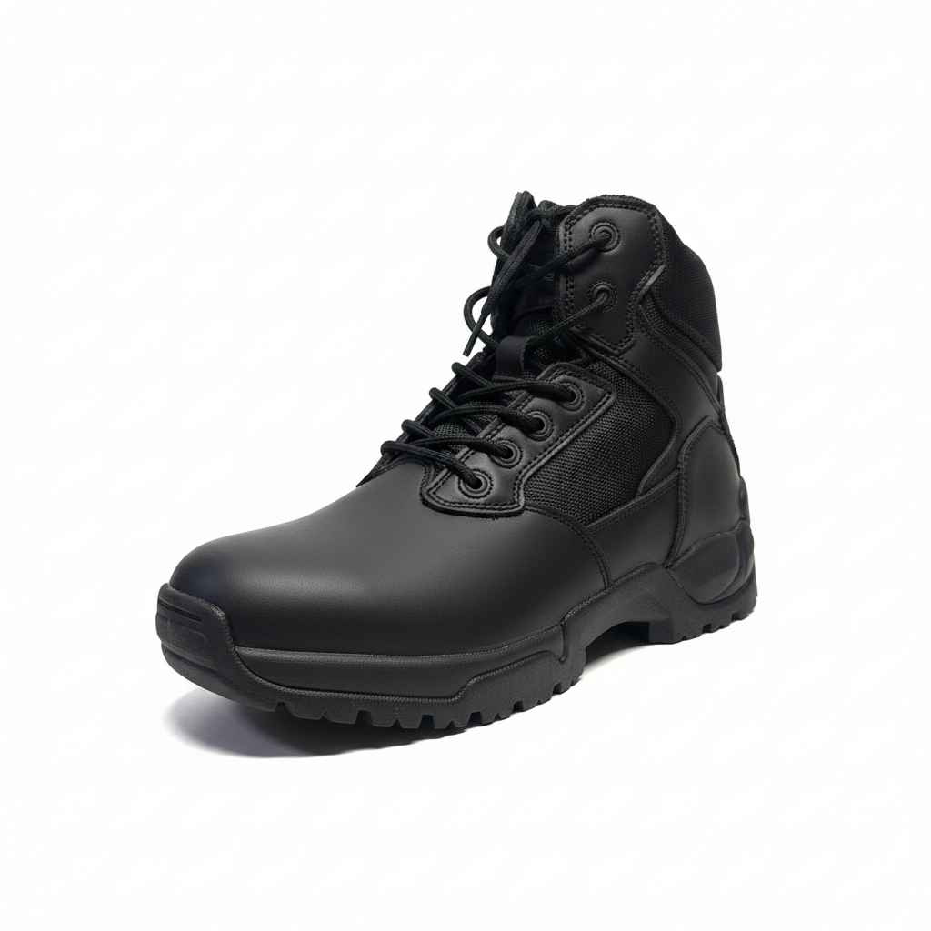 Safara FL100-2: Bota Táctica Industrial Impermeable de Cuero