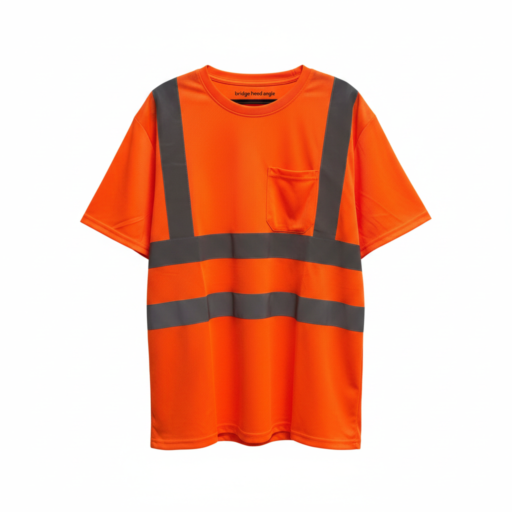 Bridge Head Angle — Camiseta Alta Visibilidad Reflectante con Bolsillo