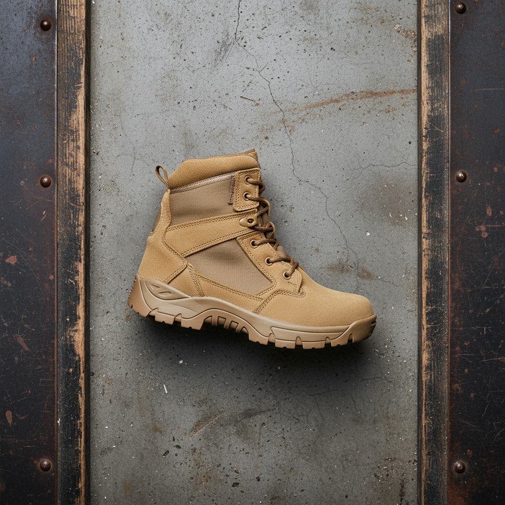 Bota Táctica 6" Coyote Falcon - Puntera Composite | ASTM F2413-18