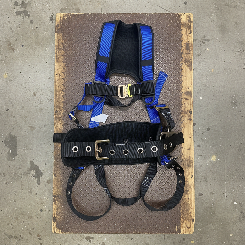 Longtaizi Arnés de Seguridad Profesional con Soporte Lumbar EPP